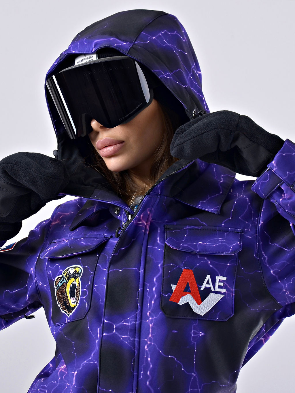 Женский зимний сноубордический комбинезон Alpha Endless 222/220518-2_013 Фиолетовый  фото 15
