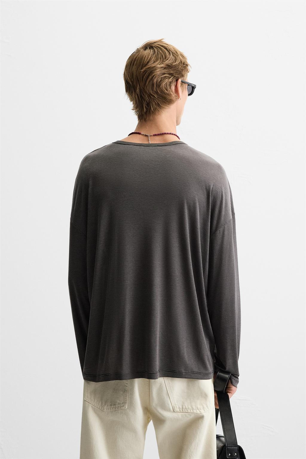 STRIPED T-SHIRT - Zara фото 3