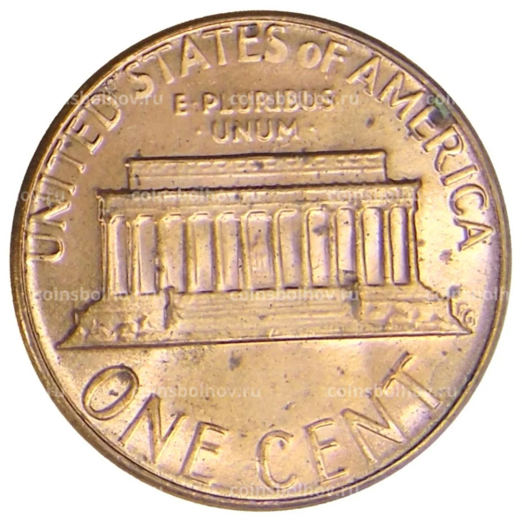 Монета 1 цент 1984 года D США