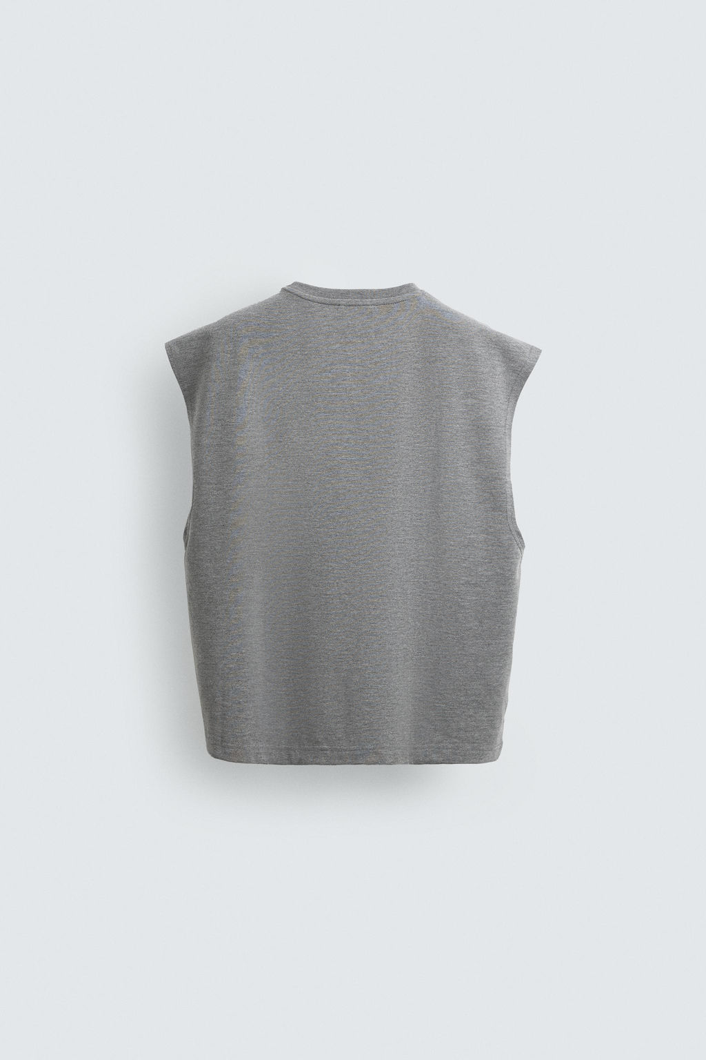 CAMISETA TANK RELAXED FIT BORDADO / Gris vigor?