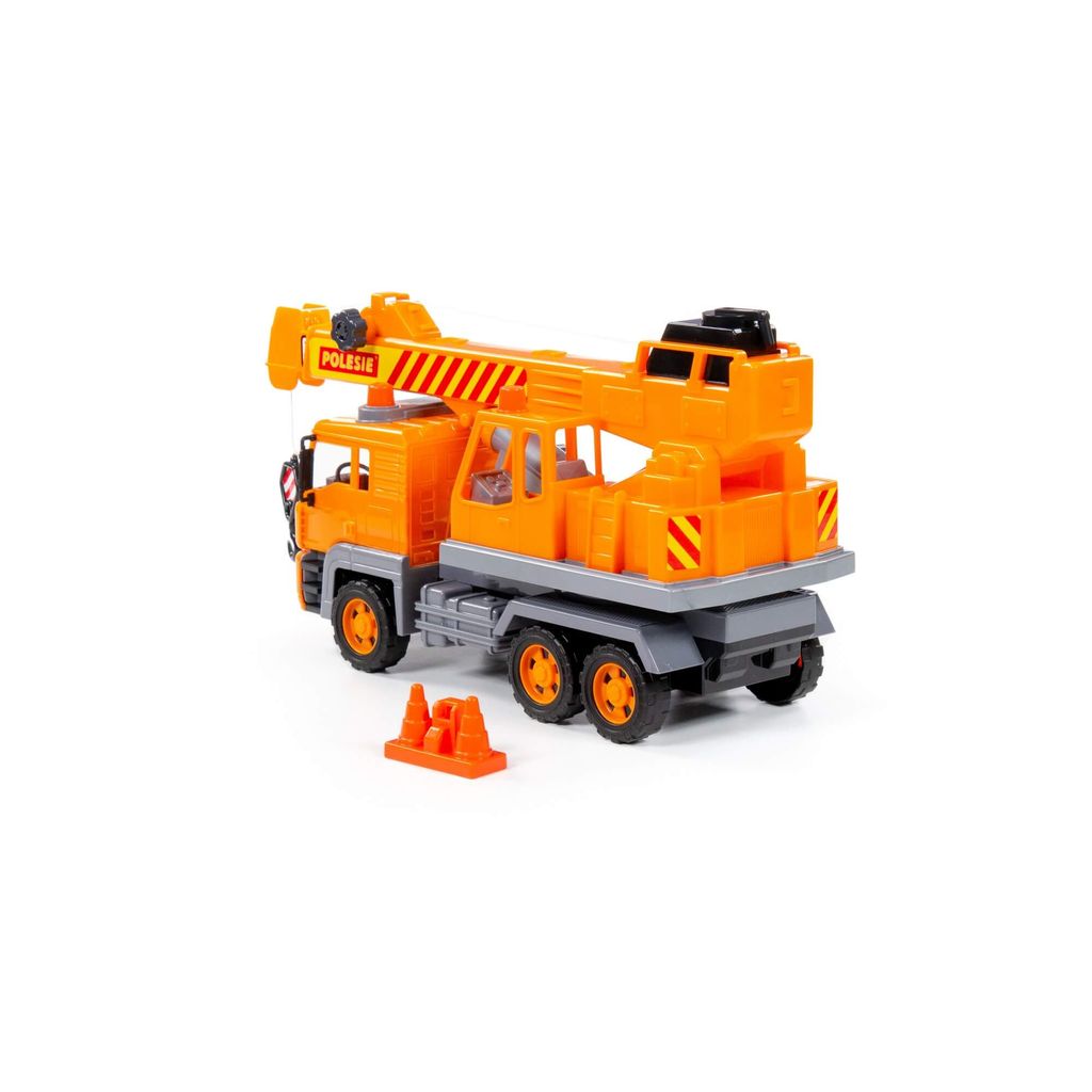 Алмаз, автомобиль-кран №2 инерционный (в коробке) - Полесье фото 3