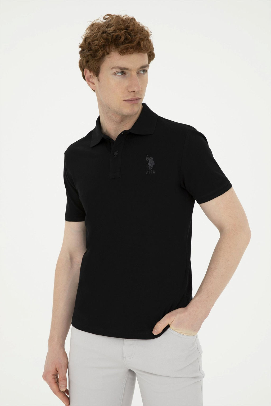 Мужская черная базовая футболка Неожиданная скидка в корзине - U.s. polo assn фото 3