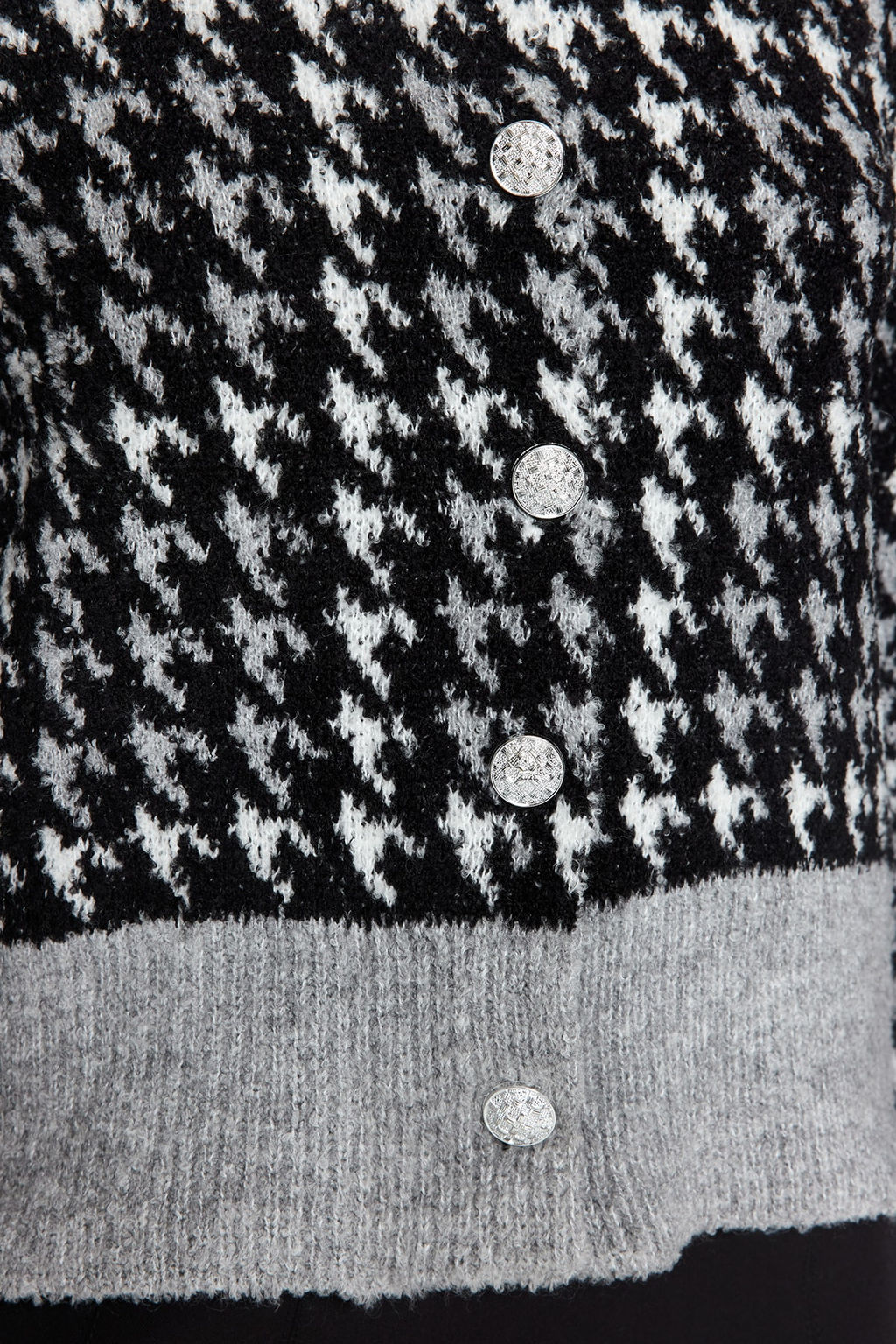 TRENDYOLMILLA Ekru Buklet Iplikli Desenli Ceket Gorunumlu Triko H?rka TWOAW24HI00277  фото 11