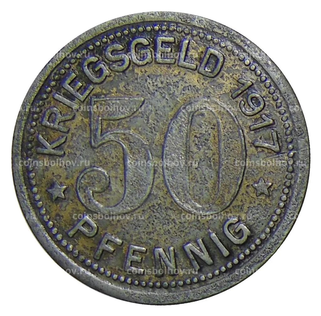 50 пфеннигов 1917 года Германия  Нотгельд  Графрат