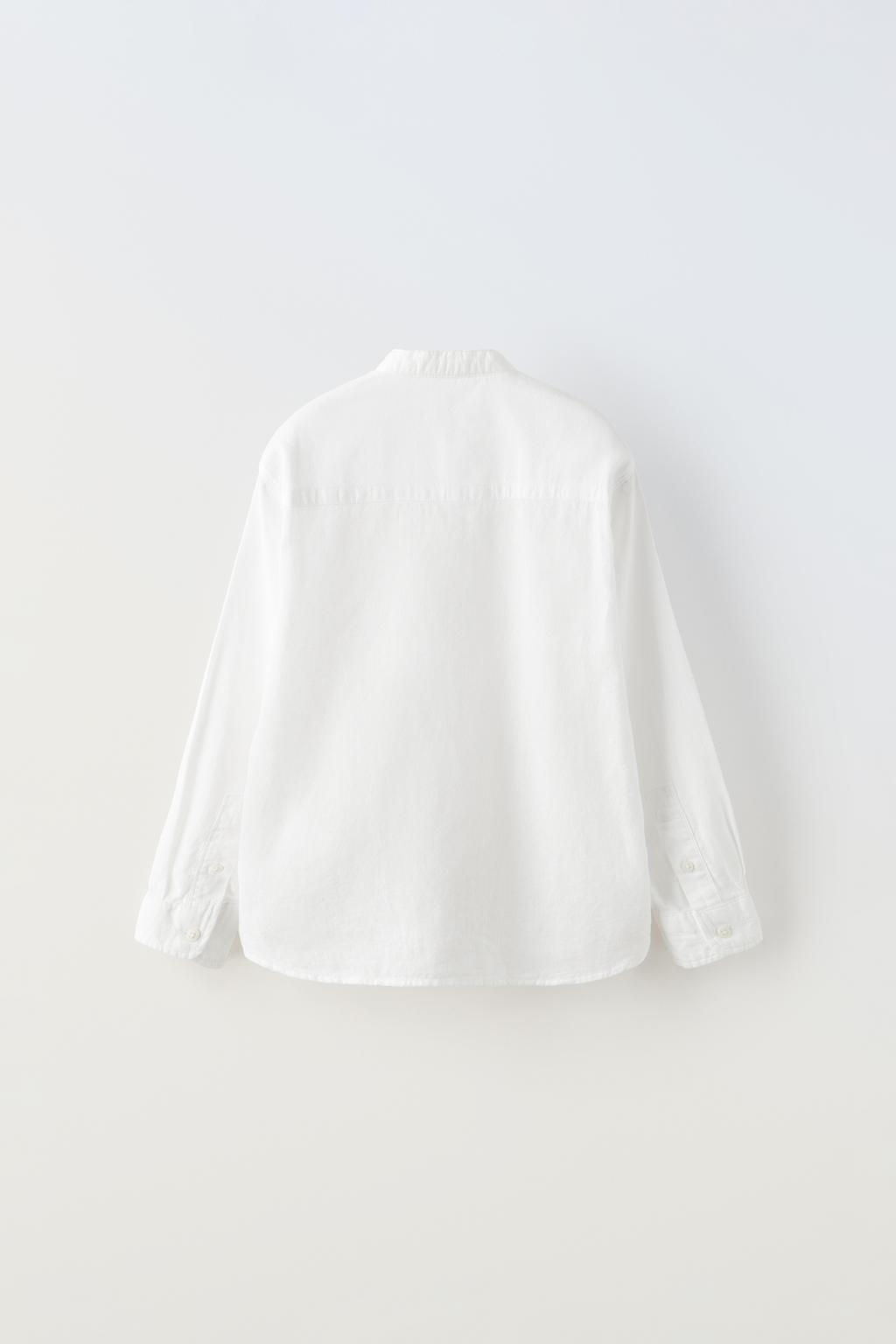 KETEN KARISIMLI GOMLEK - Zara фото 2