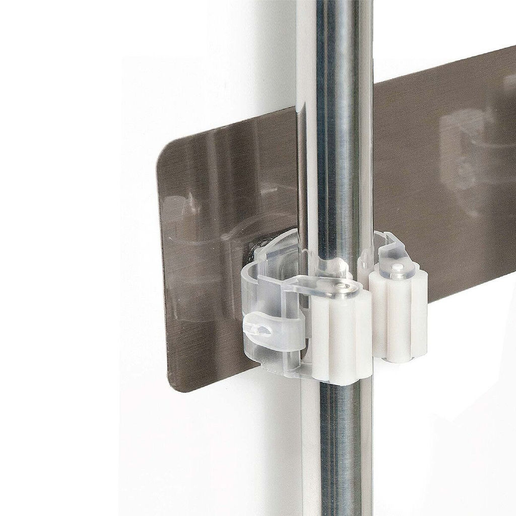 Держатель для уборочного инвентаря двойной, арт. 74895 - Полимербыт фото 5