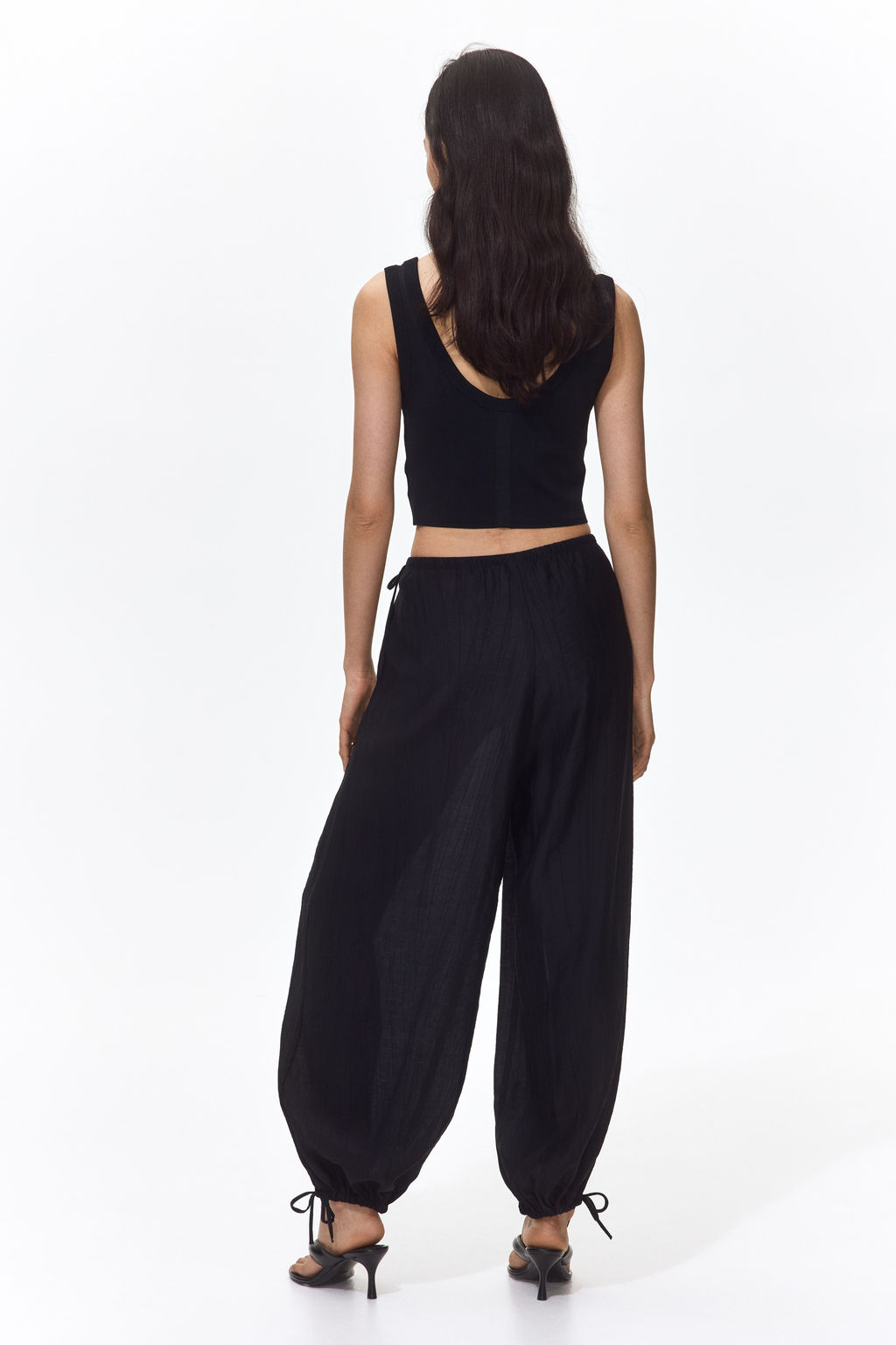 Pantal?n globo con cord?n de ajuste - H&m фото 4