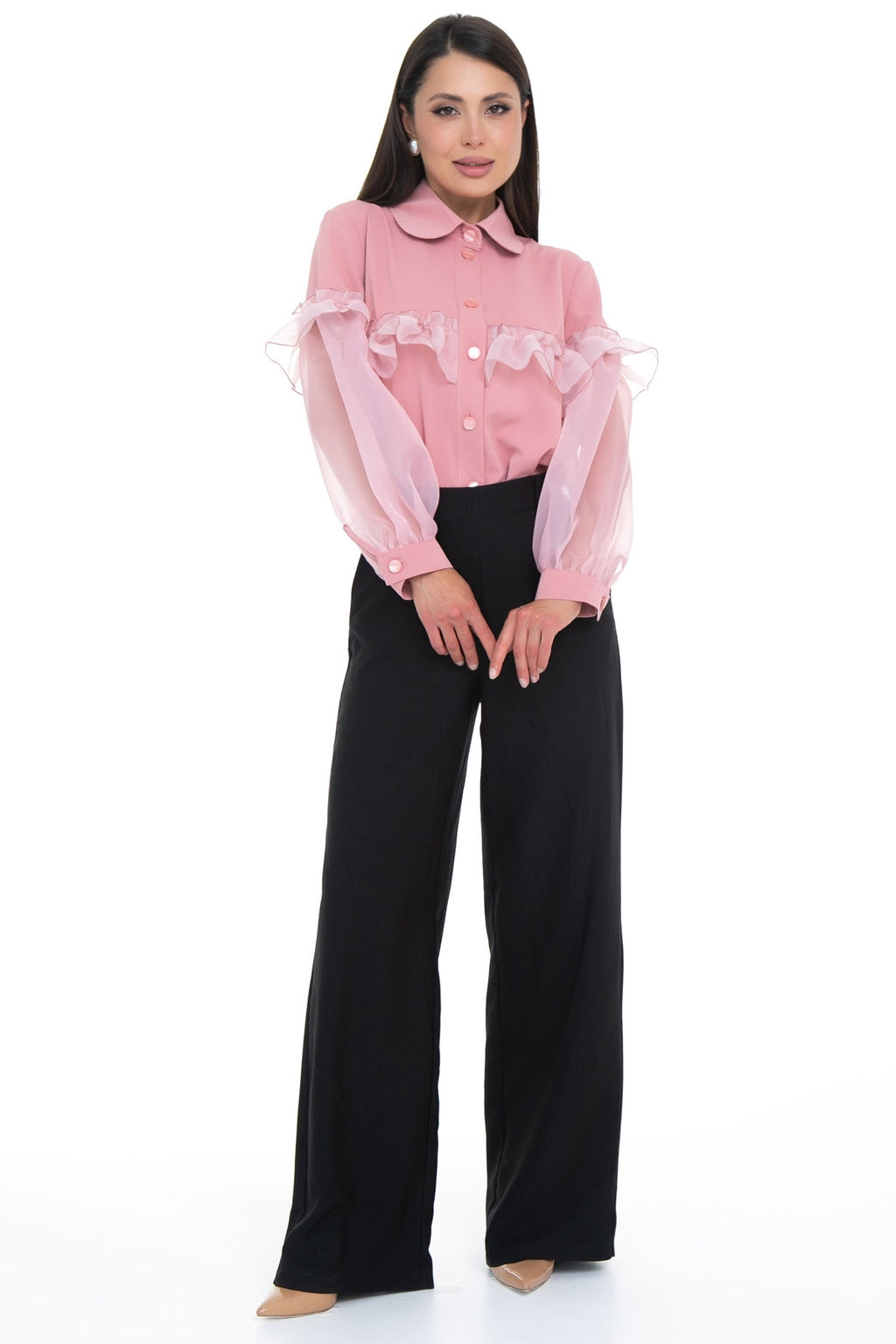 Блуза Очень красивая(пудра)