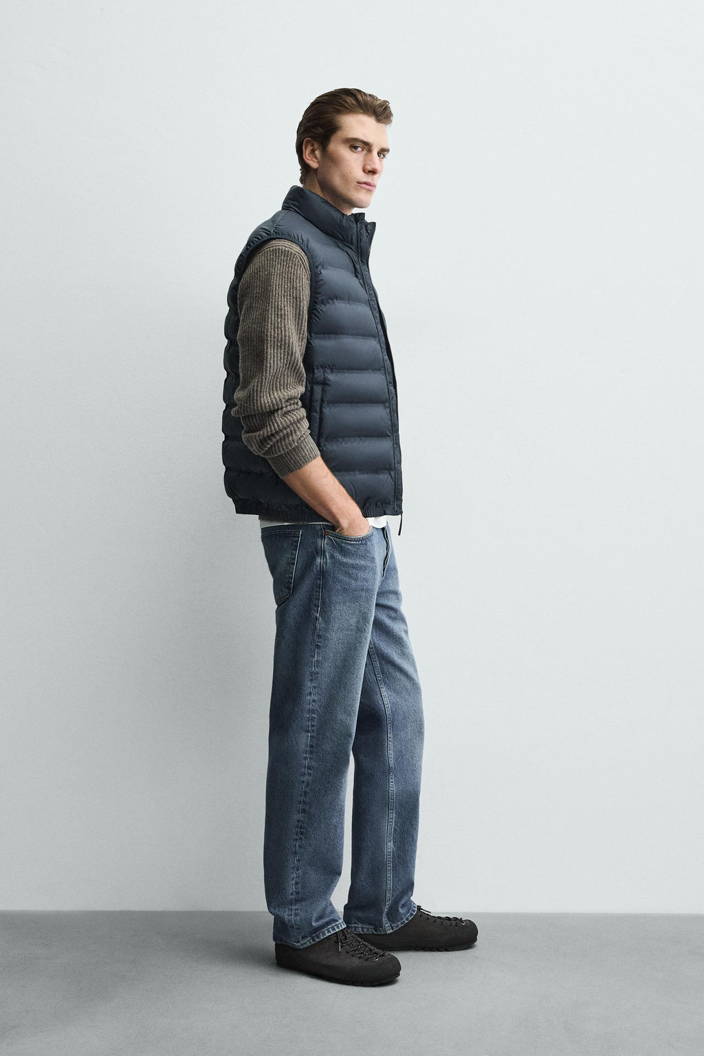 WATER-REPELLENT LIGHTWEIGHT PUFFER GILET - Zara фото 11