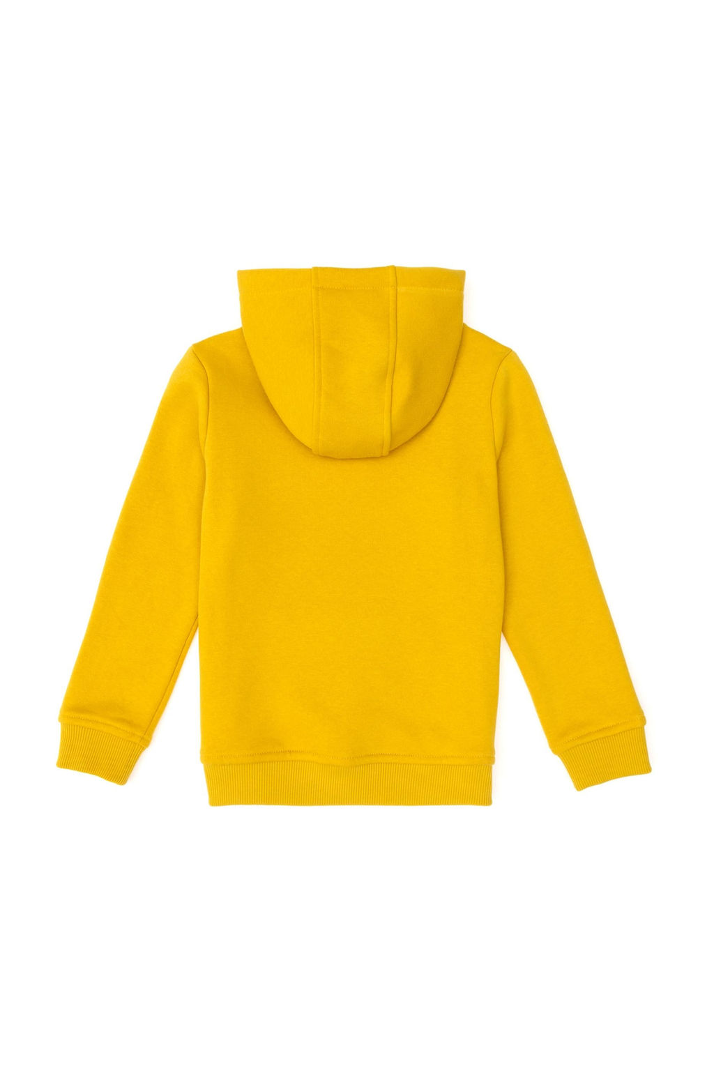 Erkek _ocuk Sar_ Basic Kap__onlu Sweatshirt
