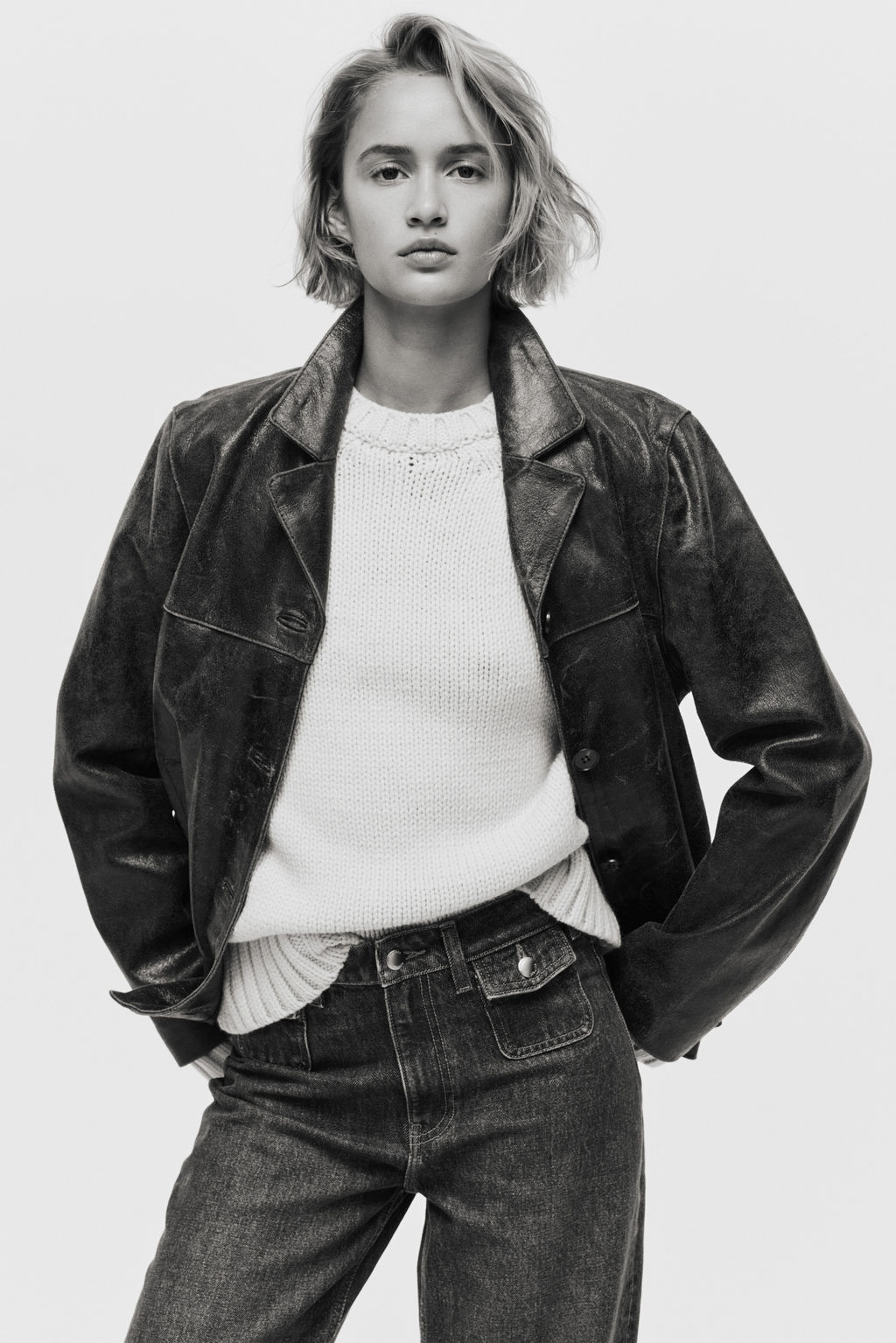 Wide High Jeans - H&m фото 7