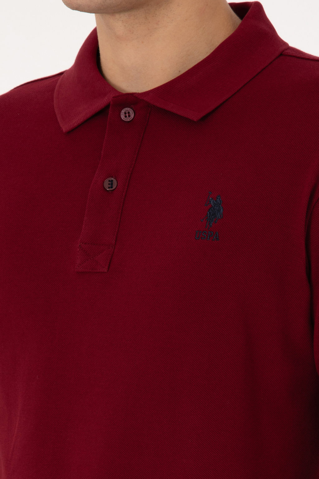 Erkek Bordo Basic Sweatshirt - U.s. polo assn фото 14