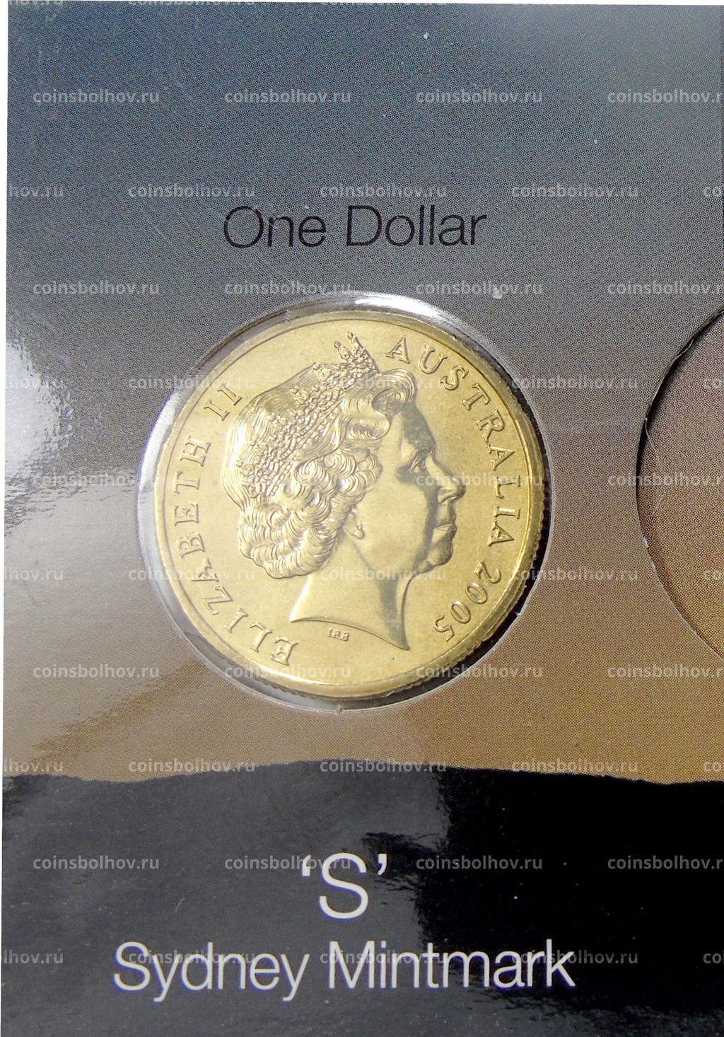 Монета 1 доллар 2005 года В Австралия 90 лет Дарданельской операции(Галлиполи) (в блистере)