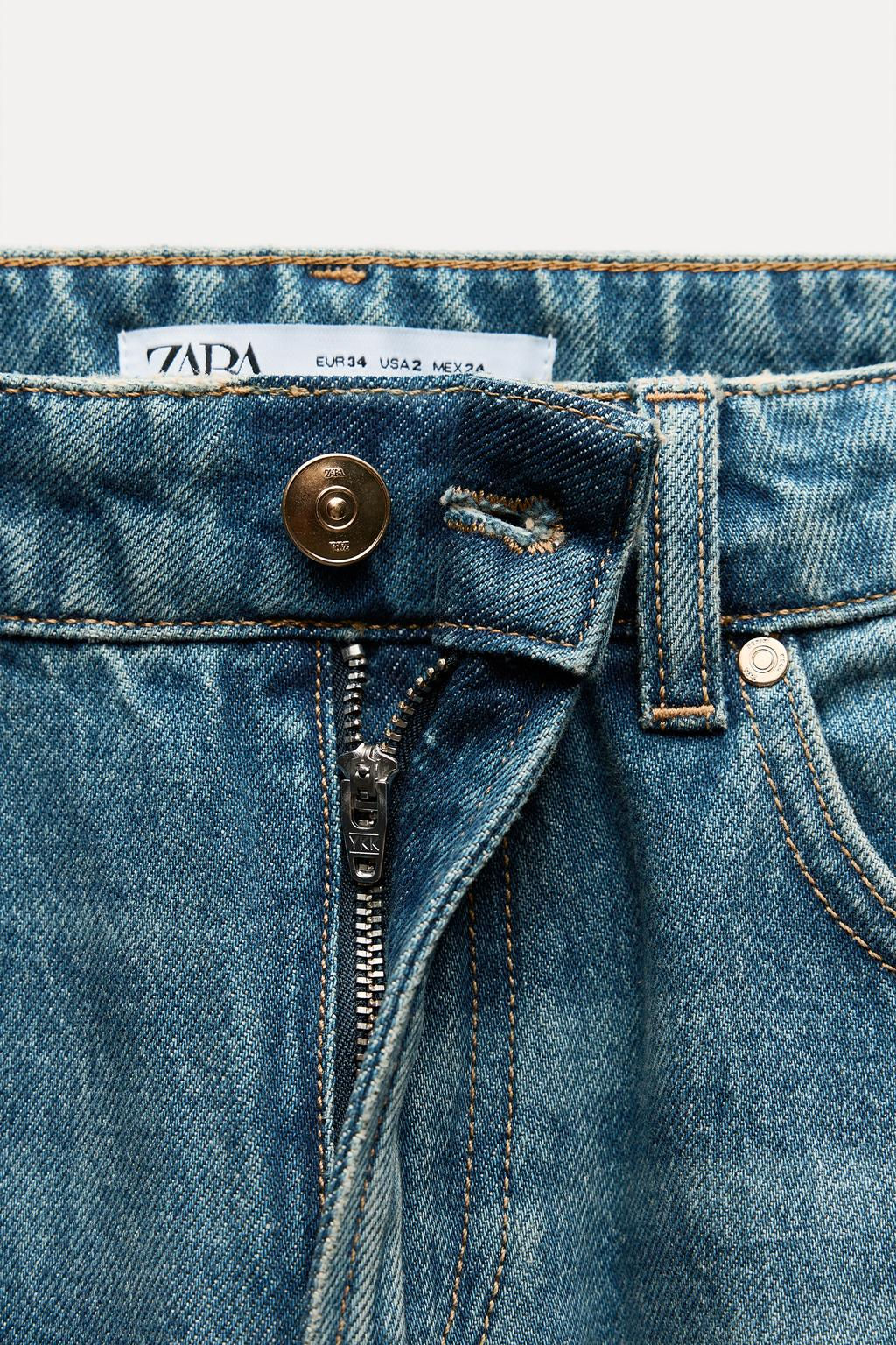 Z1975 LOW-WAIST BALLOON-FIT JEANS - Zara фото 5