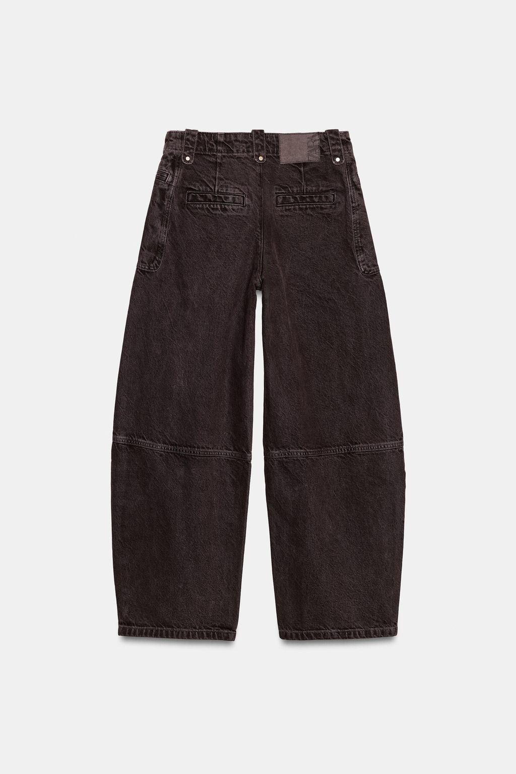 JEANS Z1975 CARGO BARREL TIRO MEDIO / Marr?n - Zara фото 9