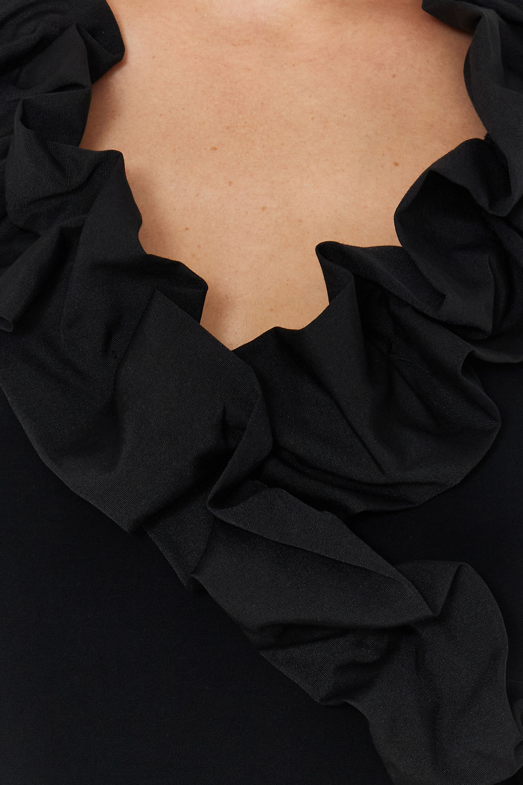 Siyah Yaka Detayl? Orme Poplin Body TPRSS24BD00019 - Trendyolmilla фото 5