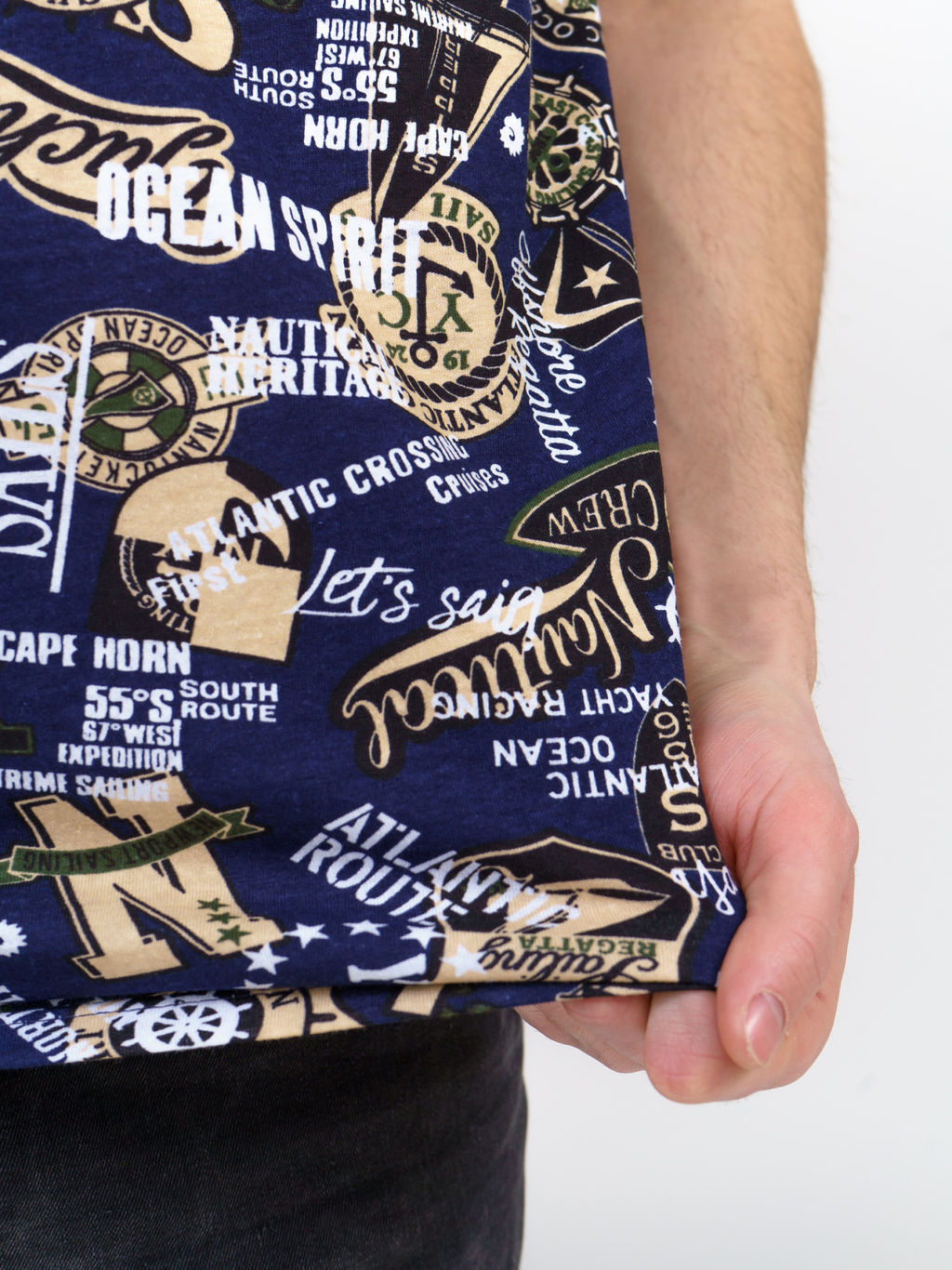 М49 Футболка "Синий/Хаки"