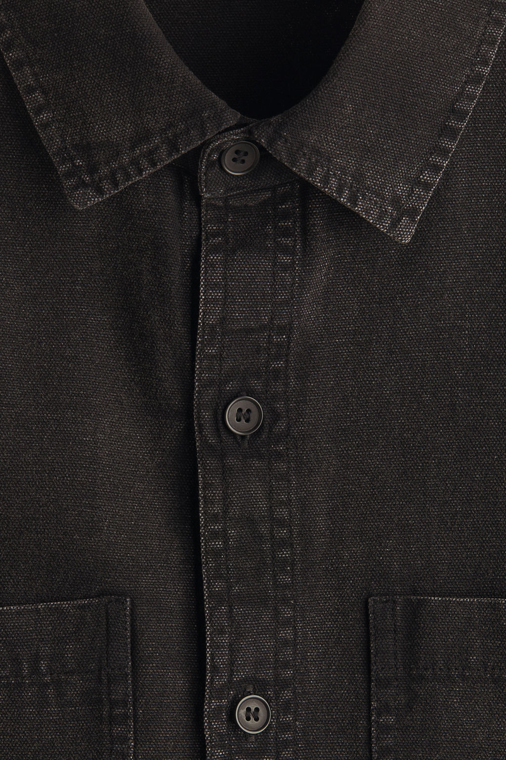 Camisa en lona de algod?n Relaxed Fit - H&m фото 3