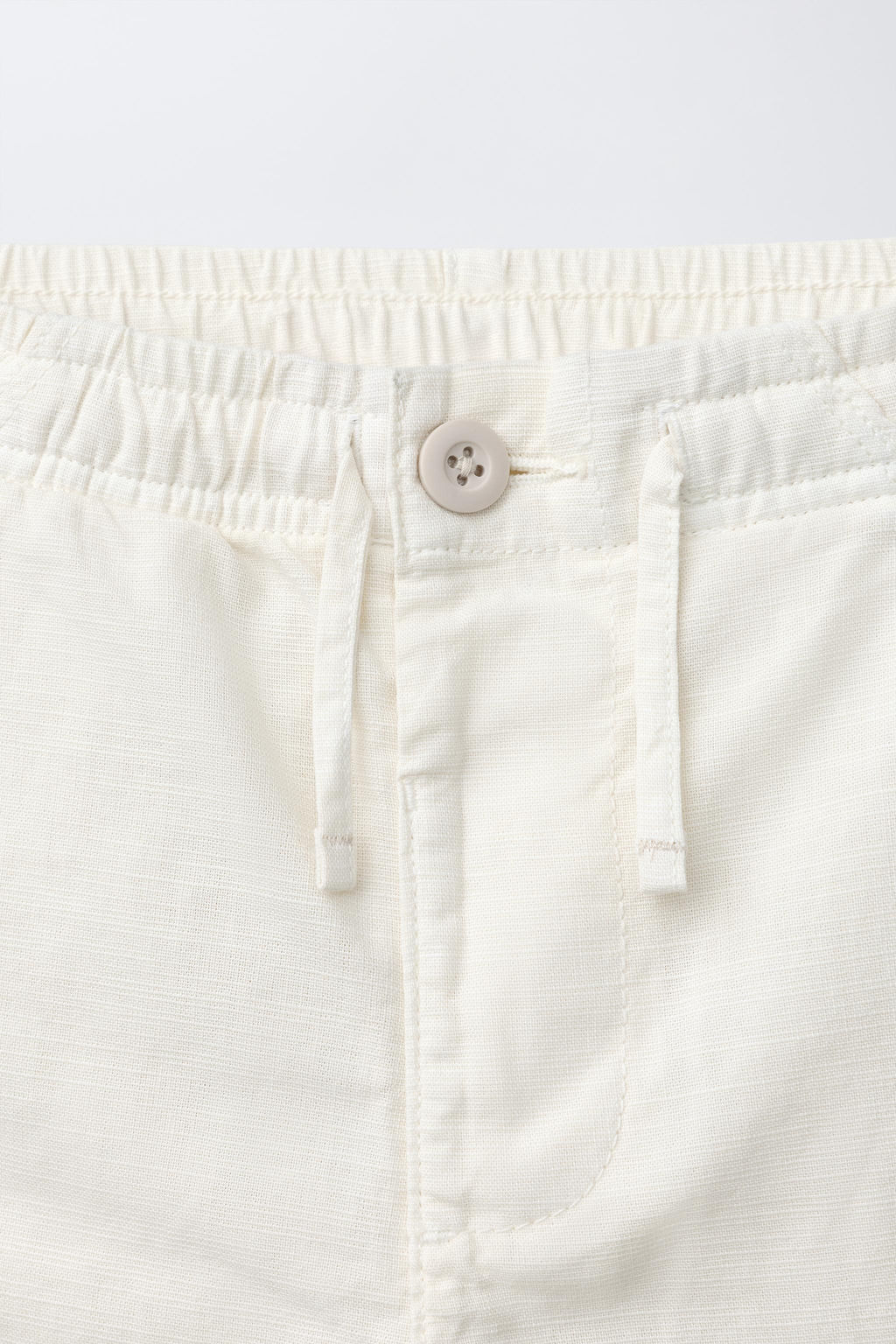 PANTAL?N FLUIDO ALGOD?N / Crudo - Zara фото 4