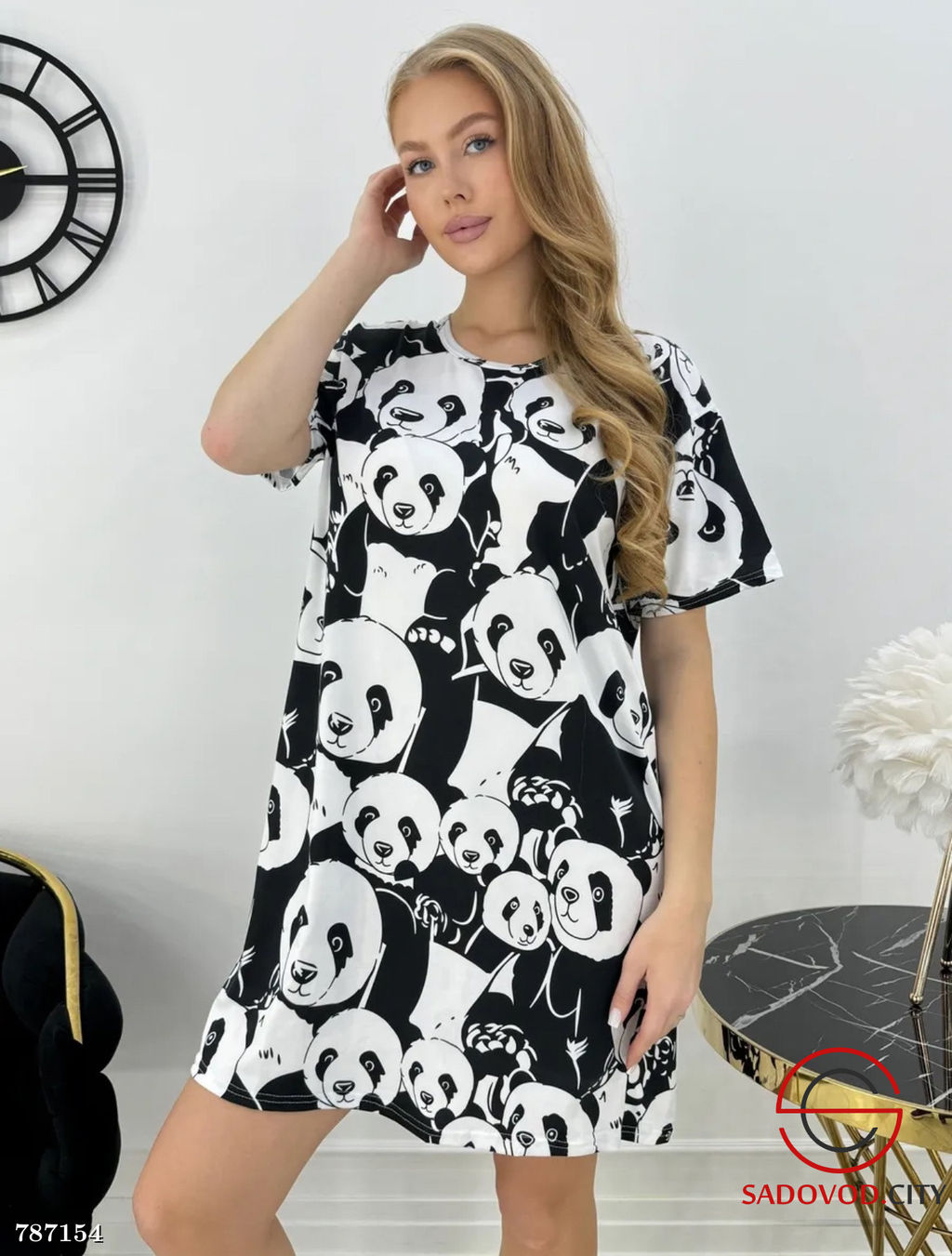 Женская туника с принтом