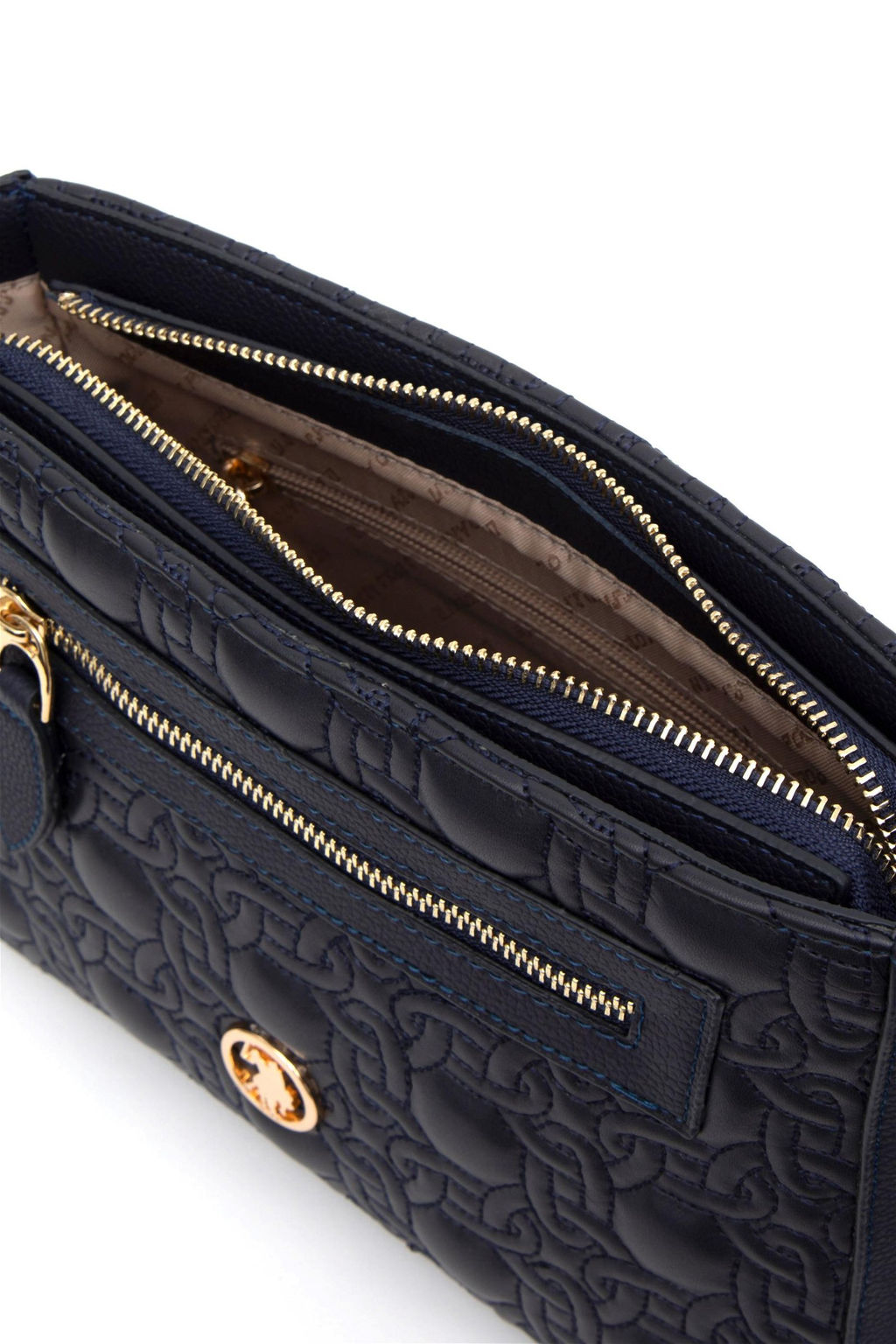 Женская темно-синяя сумка - U.s. polo assn фото 7