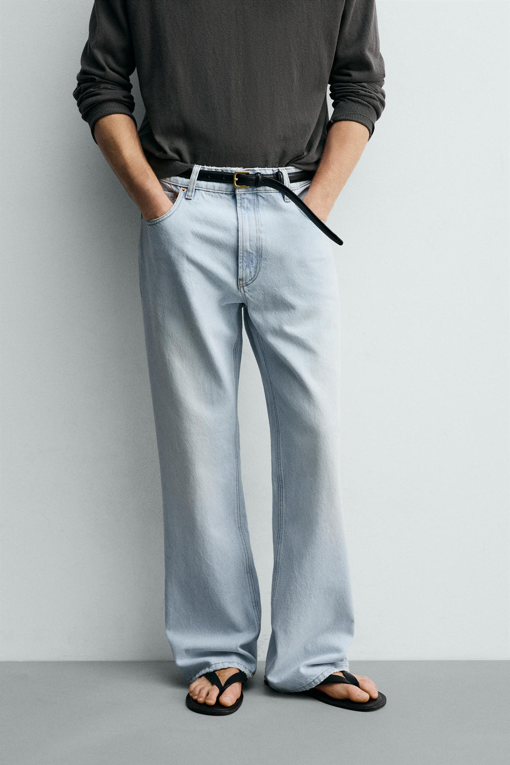 JEANS FLARE FIT / Azul claro - Zara фото 2