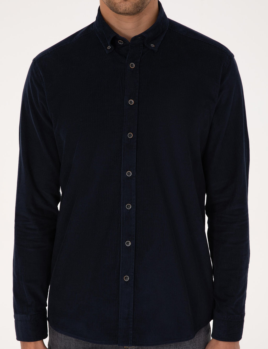 Lacivert Regular Fit Uzun Kollu G_mlek - Pierre cardin фото 6