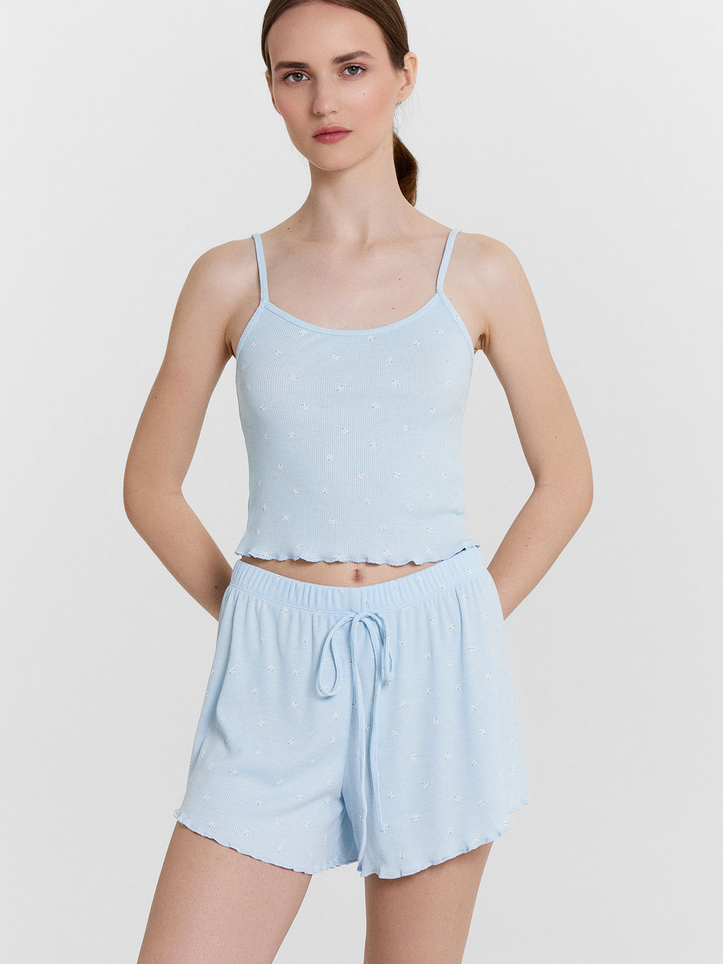 КОМПЛЕКТ ЖЕНСКИЙ (БЛУЗА, ШОРТЫ) - Mark formelle фото 8