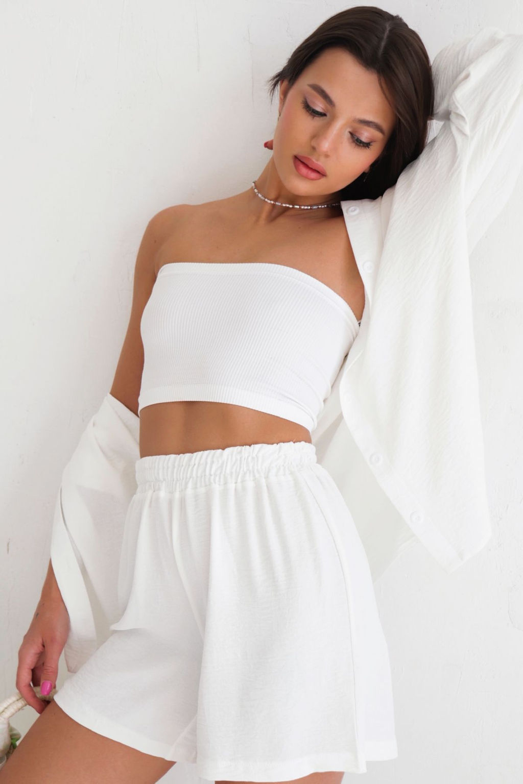 9611 Костюм летний белый (остаток: КОСТЮМ - рубашка+брюки 48р-р) - Martichelli фото 8