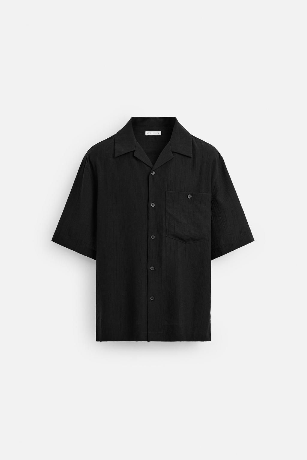CREASED JACQUARD SHIRT - Zara фото 16