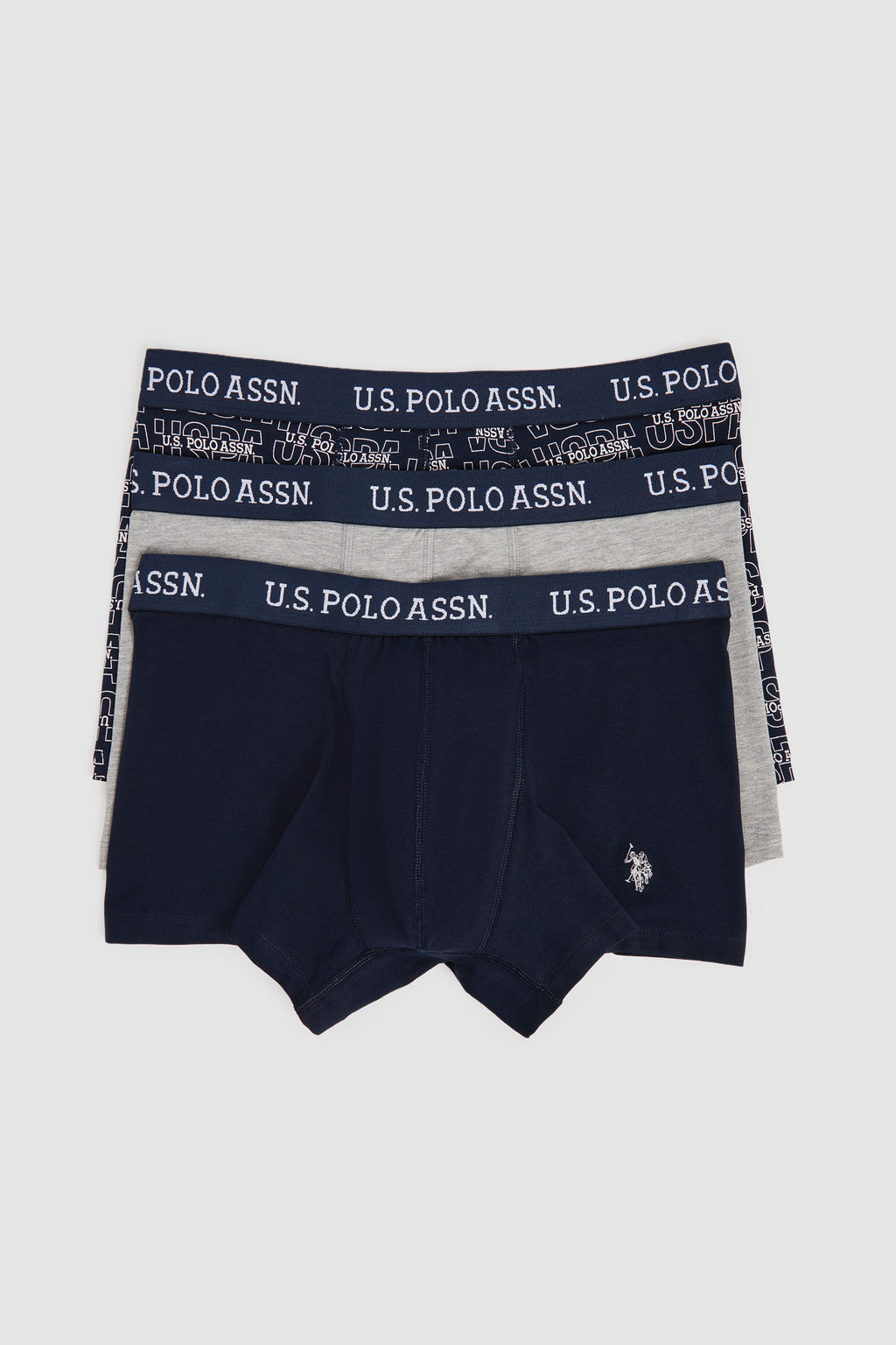 Erkek Lacivert 3l_ Boxer Tak_m_ - U.s. polo assn фото 2