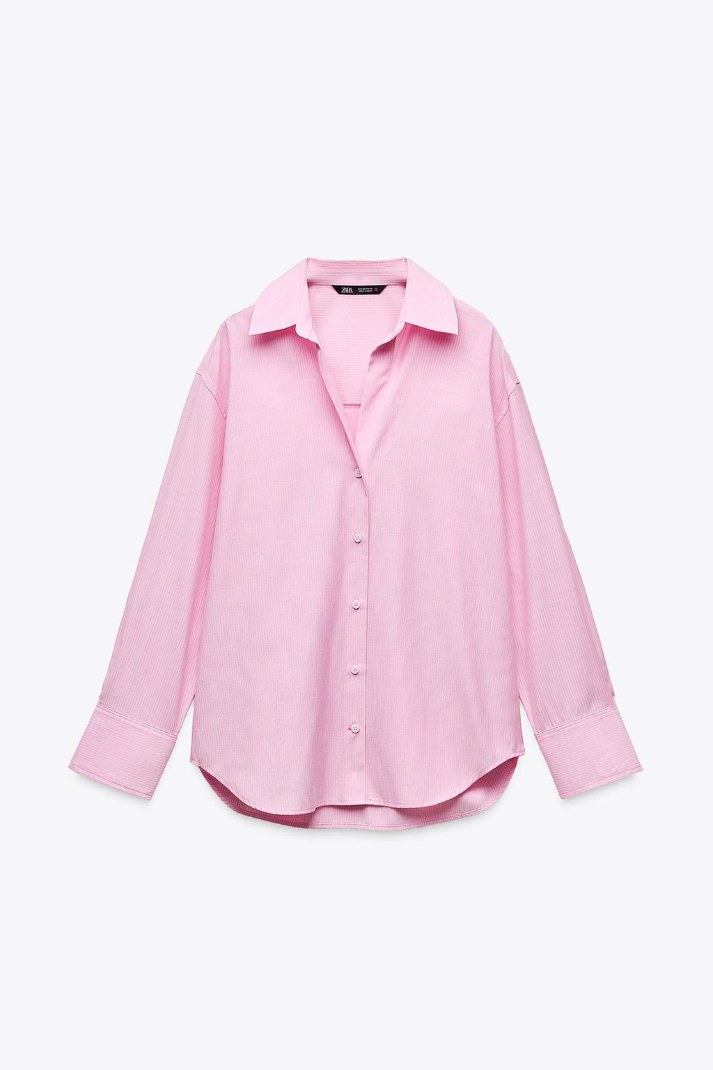 STRIPED OXFORD SHIRT - Zara фото 8