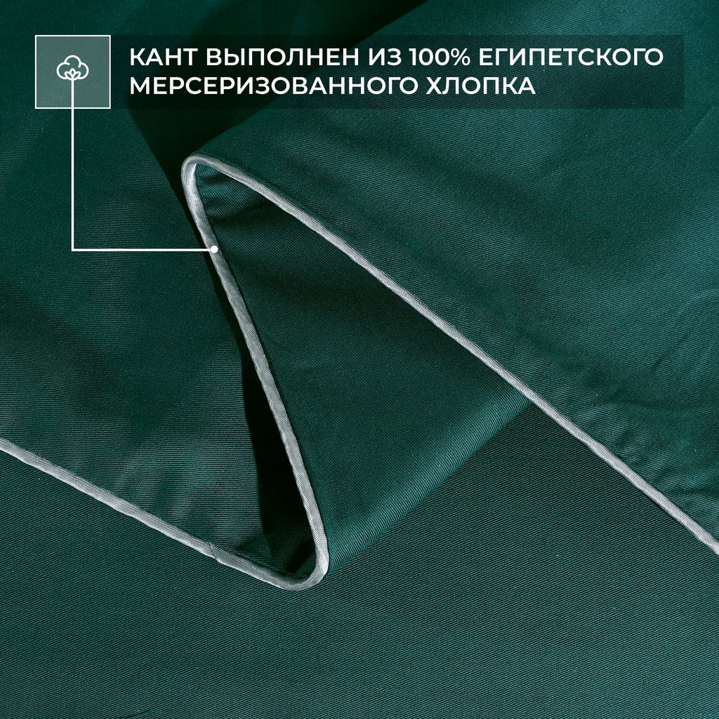 Наволочки Однотонный Сатин Элитный 100% египетский хлопок NE00977 /70-70 2 шт - Ситрейд фото 4