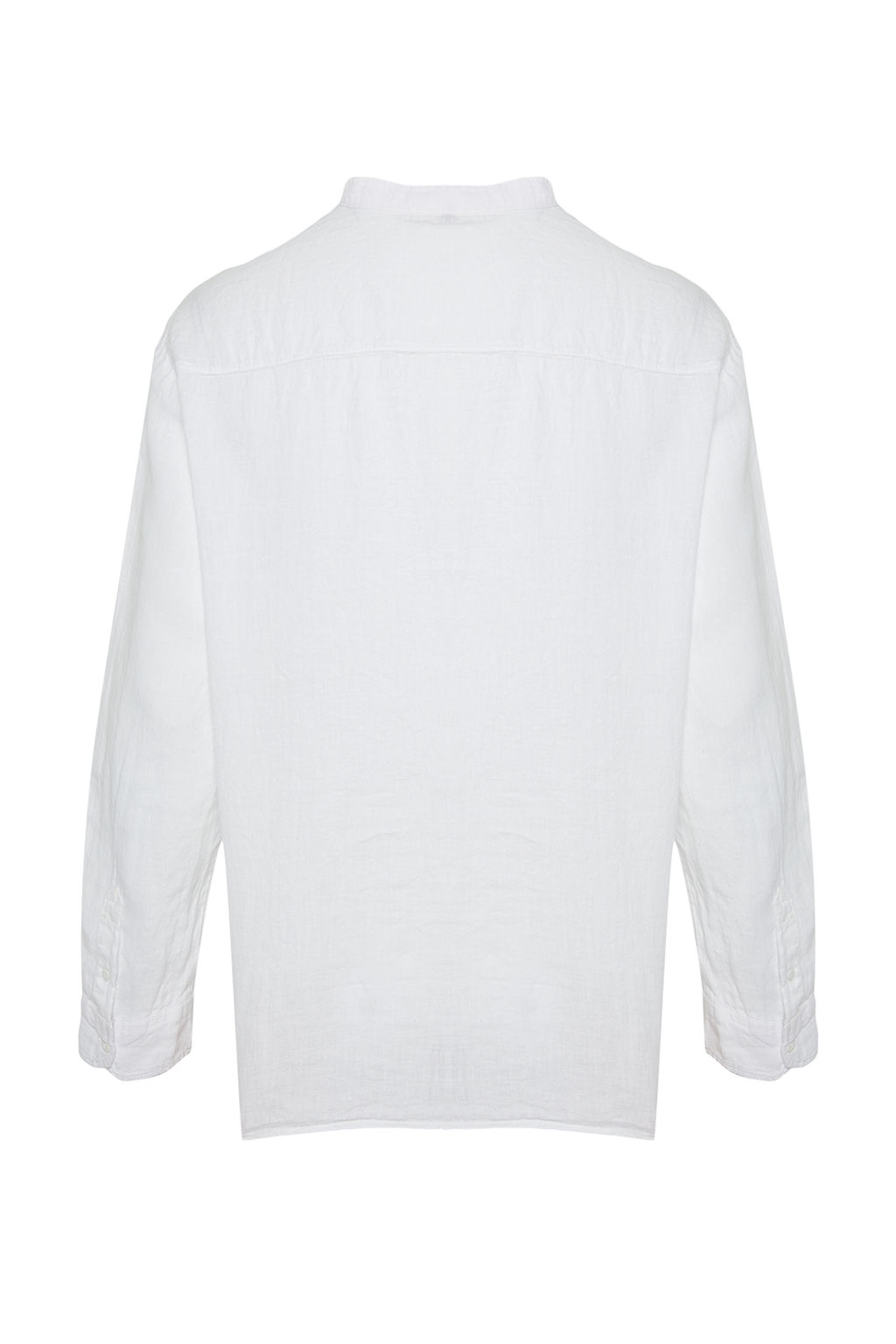 TRENDYOL MAN Kahverengi Regular Limited Edition %100 Keten Gomlek TMNSS24GO00057 - Trendyolmilla фото 8