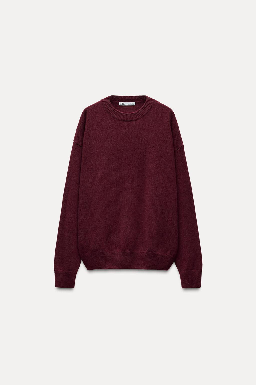 PLAIN CASHMERE AND WOOL SWEATER - Zara фото 4