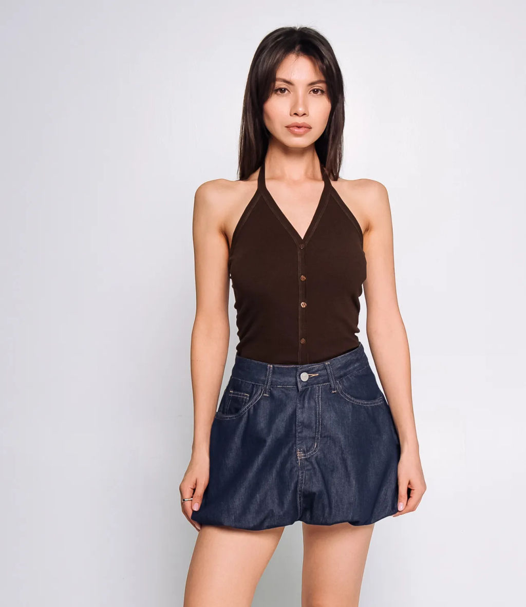 Юбка #КТ3392, тёмно-синий