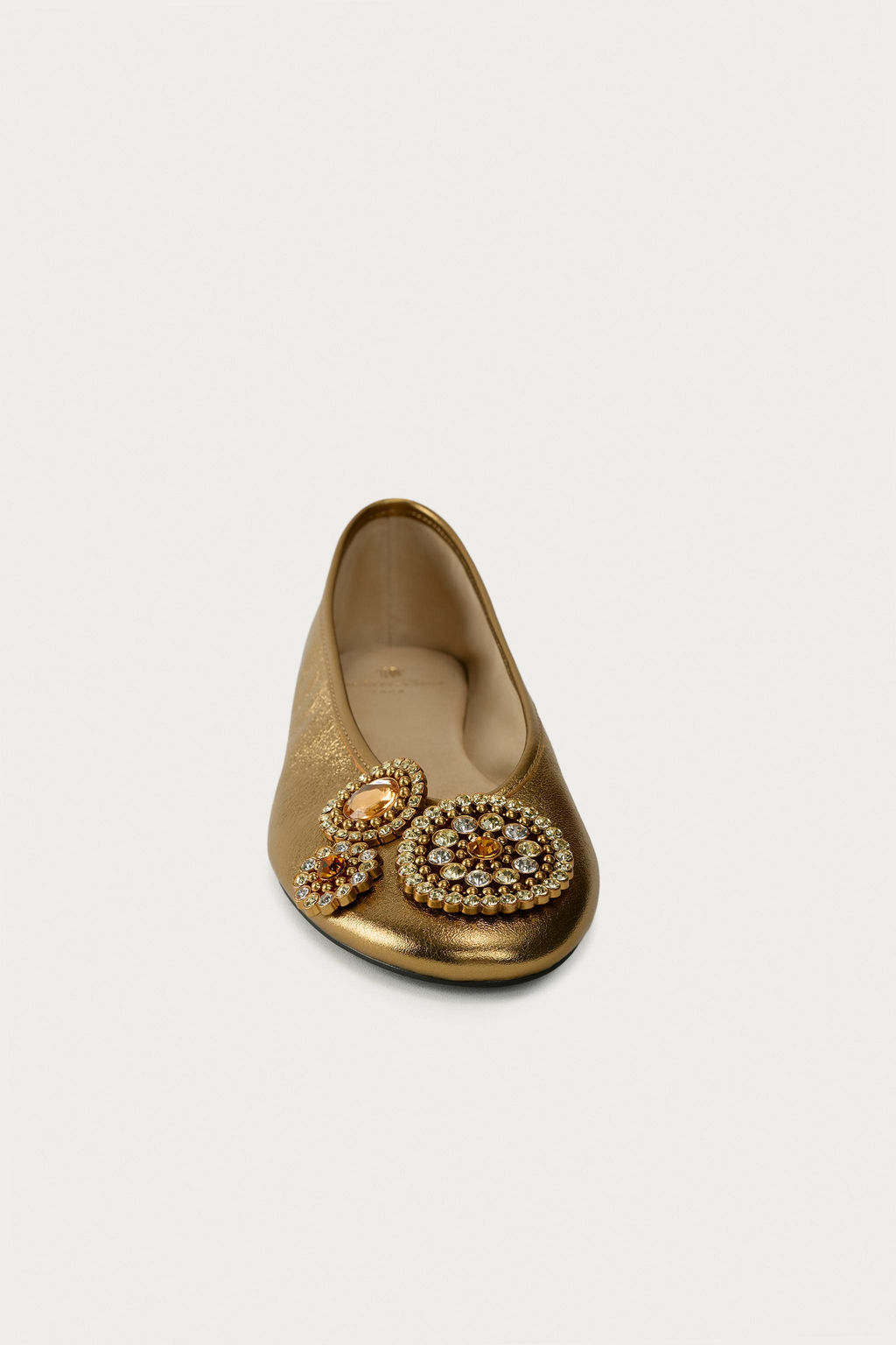 BAILARINA PIEL MARISA BERENSON X ZARA / Oro  фото 3