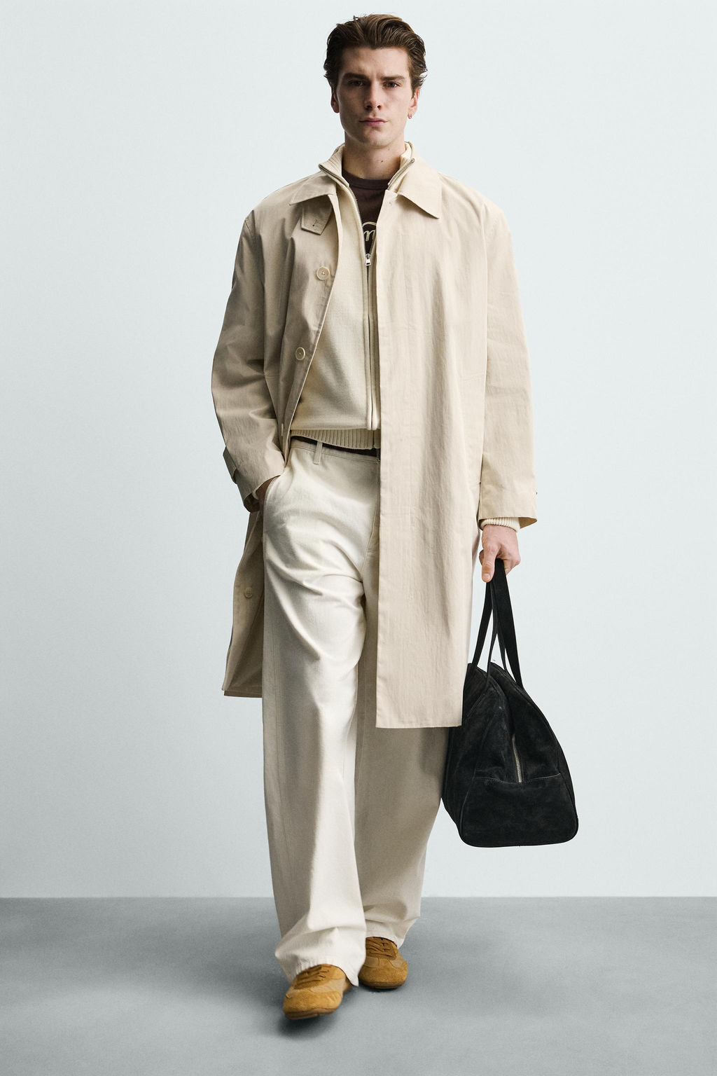GABARDINA REGULAR FIT / Beige - Zara фото 7