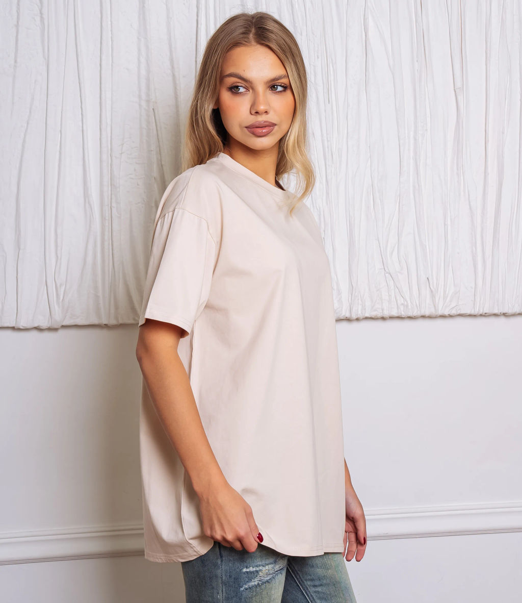 Футболка #КТ1 (22)-2, бежевый