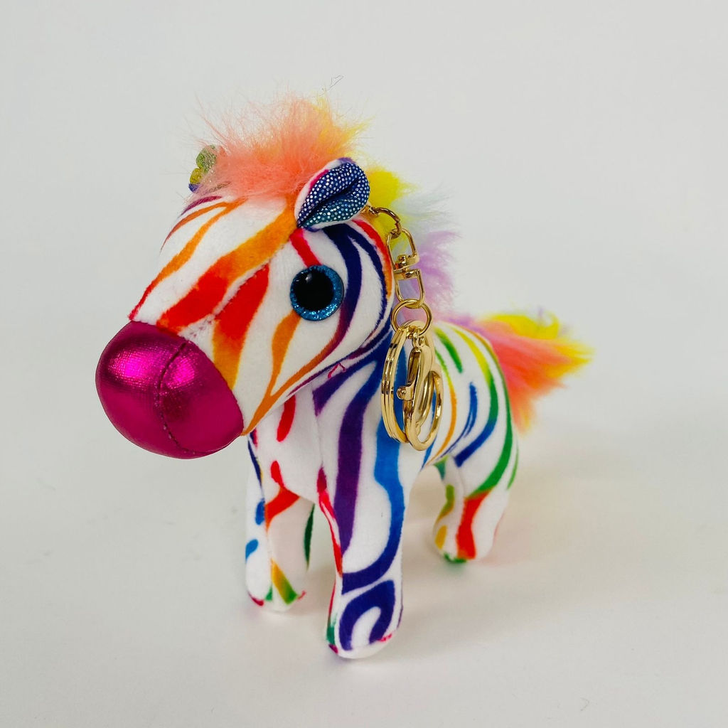 Мягкая игрушка Брелок Зебра 13 см - Storyland фото 7