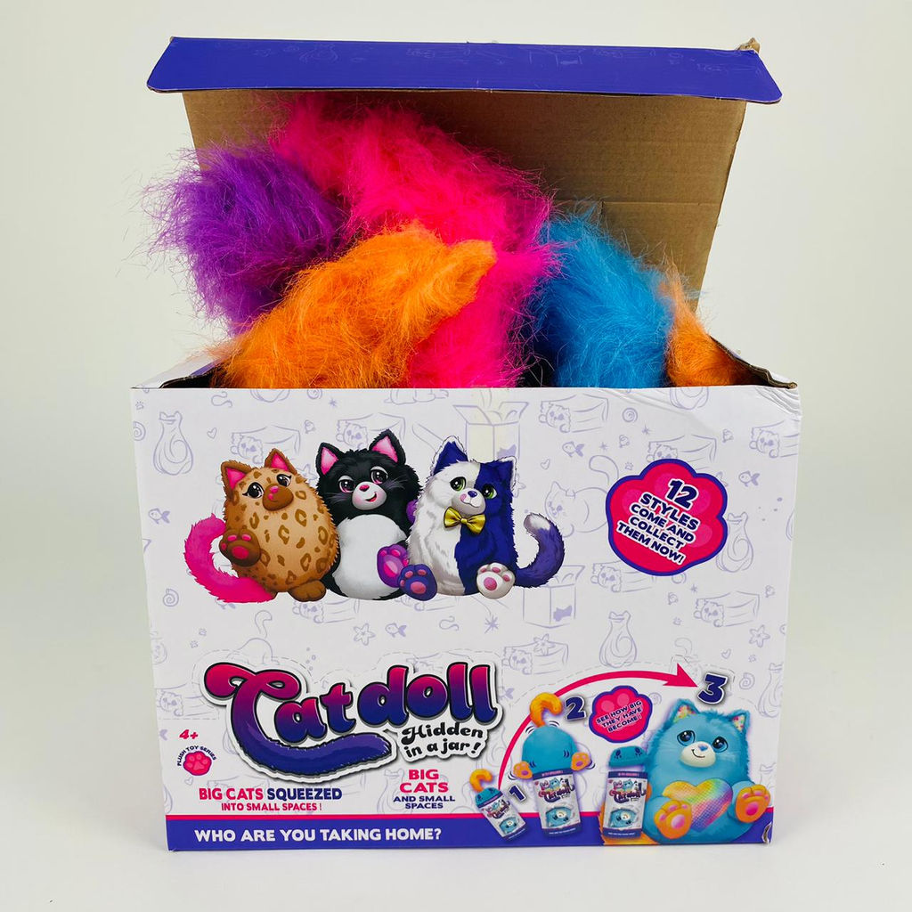 Мягкая игрушка Котик в банке 27 см (6 шт в уп) (арт. GB1711) - Storyland фото 2