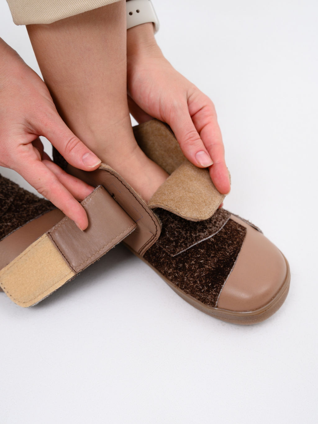 Ботинки женские демисезонные 206.NATAbr.Коричневый джангл+коричневый бабил/Шерсть