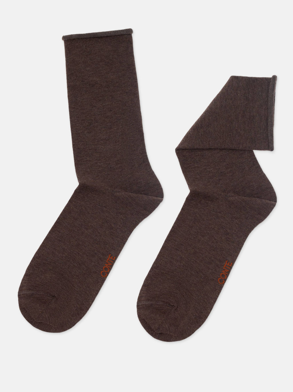 Цена за 2 пары. Носки удлиненные CONTE Меланжевые носки COMFORT - Conte elegant фото 4