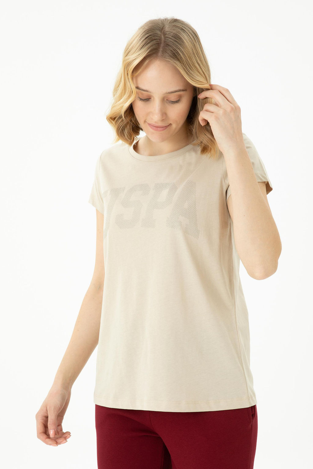 Женская базовая футболка Stone - U.s. polo assn фото 15