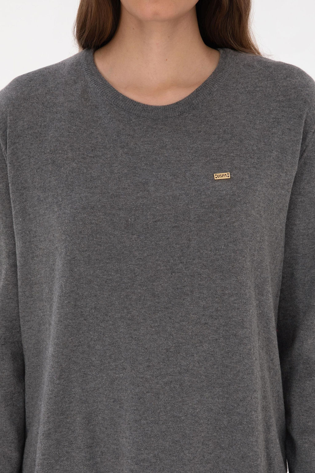 Kad_n Gri Melanj Basic Kazak - U.s. polo assn фото 6