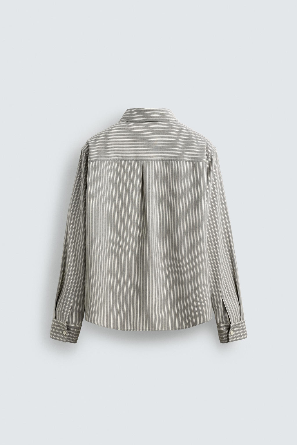 Рубашка Relaxed Fit Rayas серая