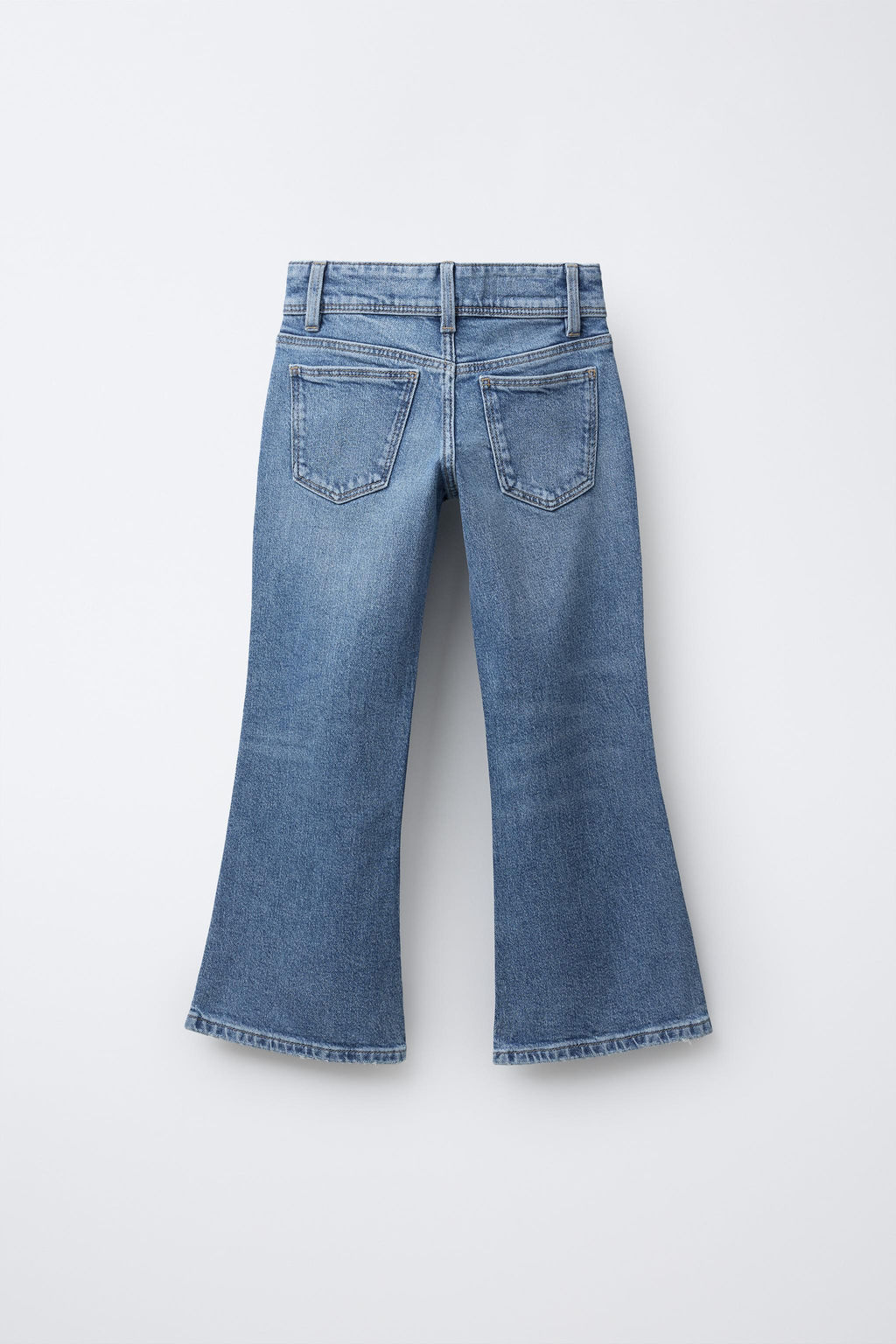 JEANS FLARE DOBLE BOT?N / Azul - Zara фото 2