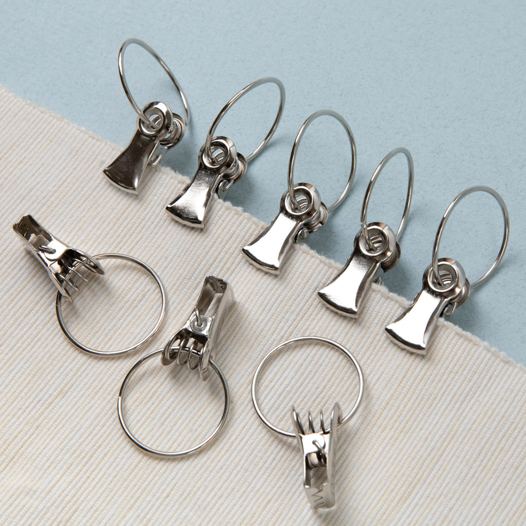 Фурнитура BLITZ зажим металл с кольцом CL-008 20 шт под золото