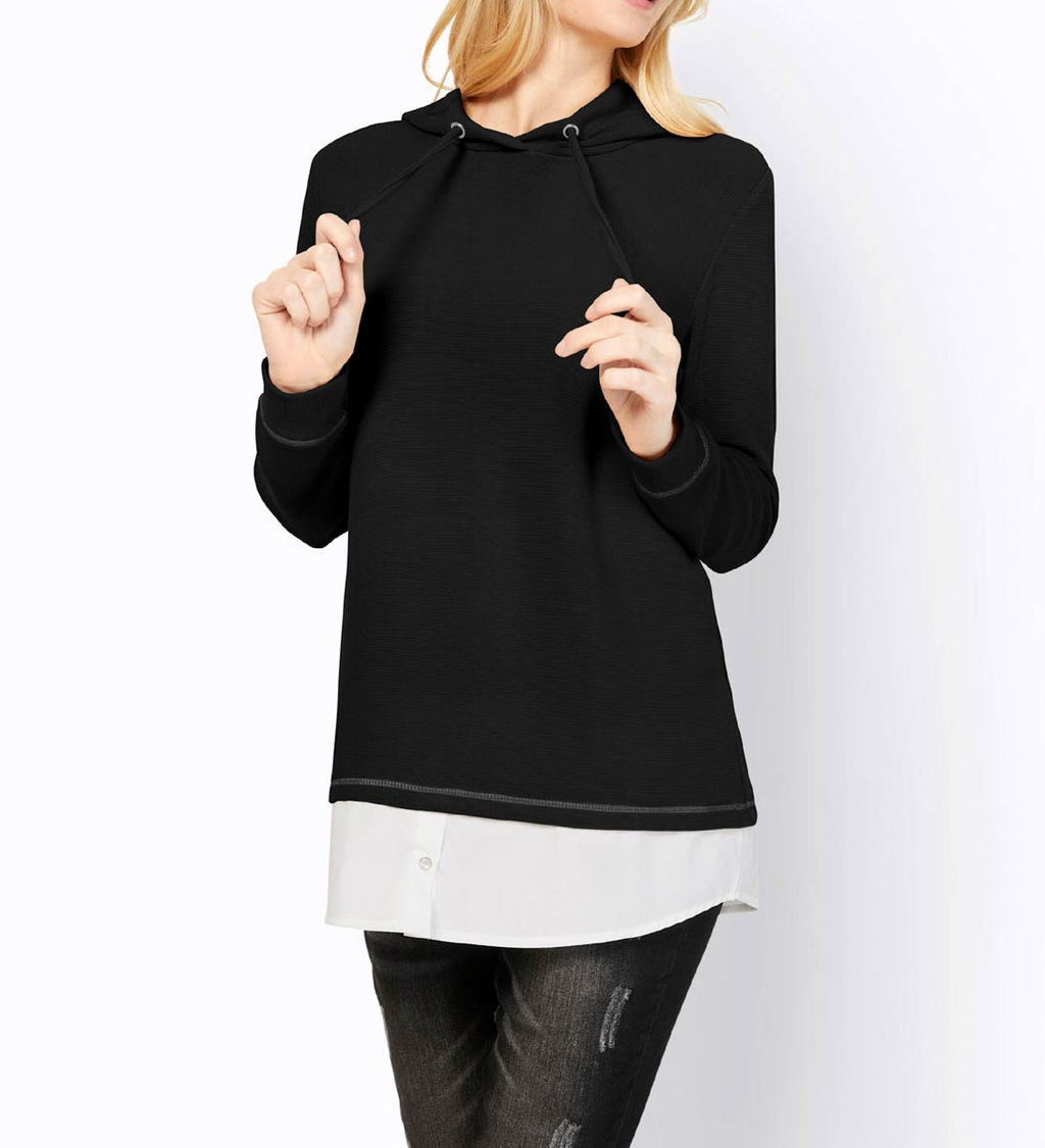 Свитшот 2 в 1, черно-белый - Heine фото 3