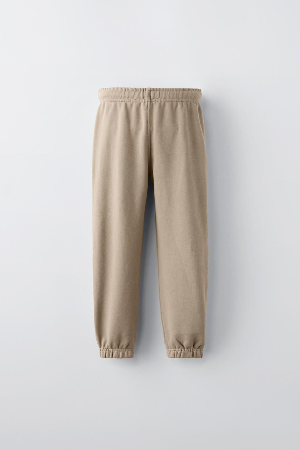 TROUSERS WITH EMBROIDERED SLOGAN - Zara фото 3